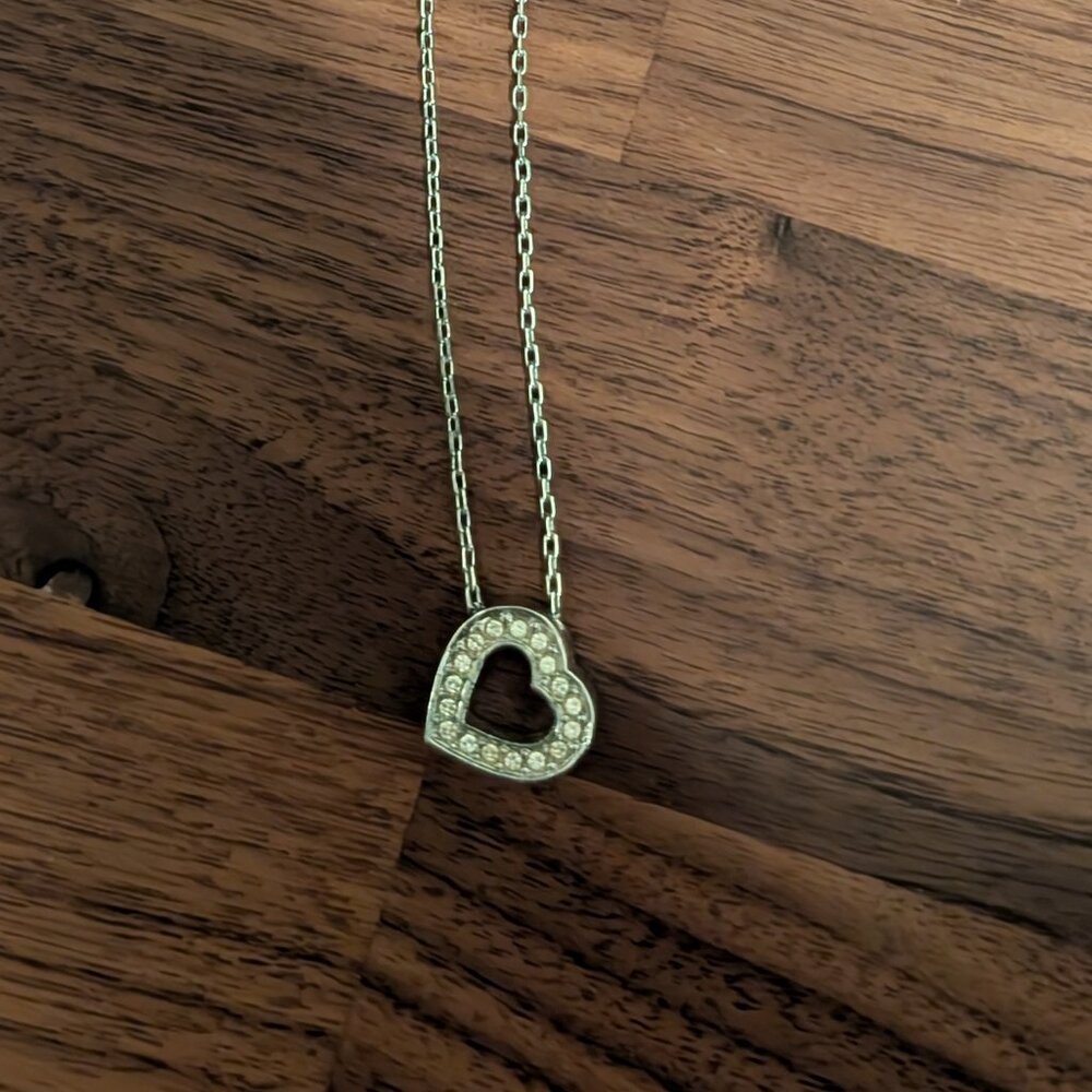 Swarovski heart-shaped necklace